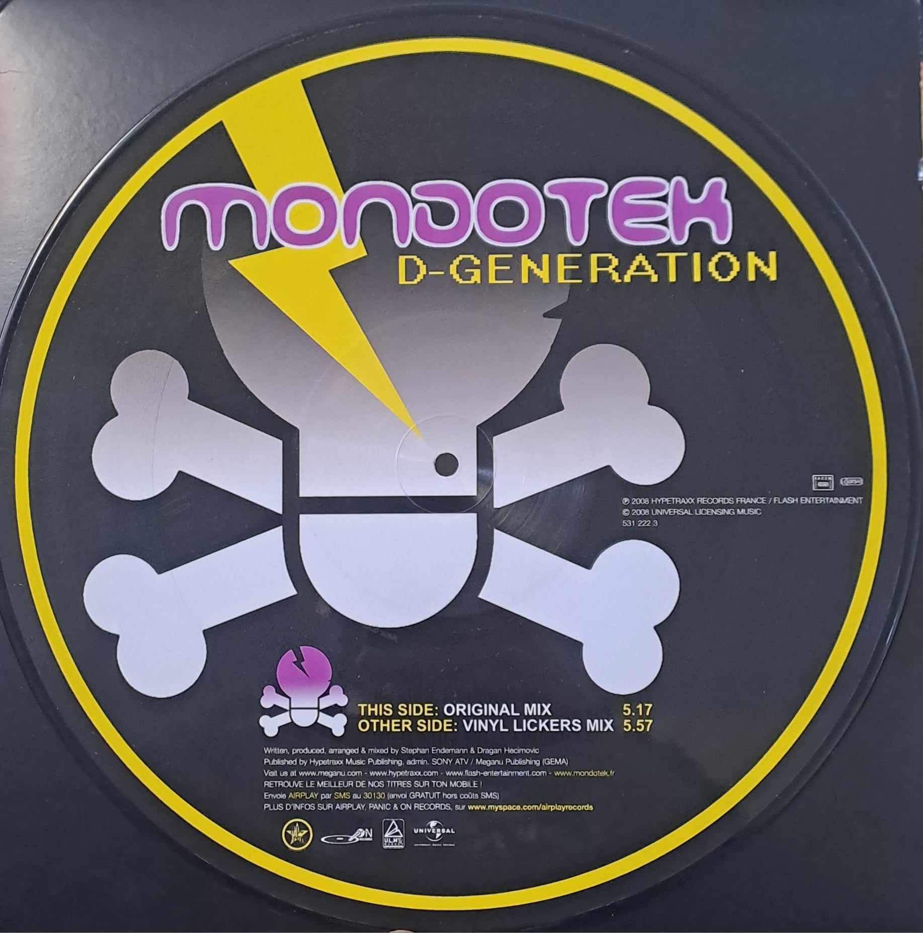 Universal Licensing Music 531 222 3 - vinyle electro